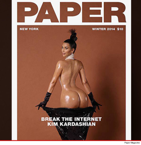 Kim Kardashian na okładce magazynu Paper 